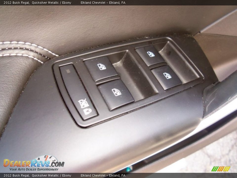 2012 Buick Regal Quicksilver Metallic / Ebony Photo #21