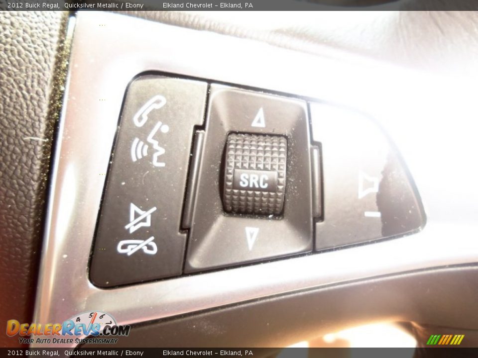 2012 Buick Regal Quicksilver Metallic / Ebony Photo #34