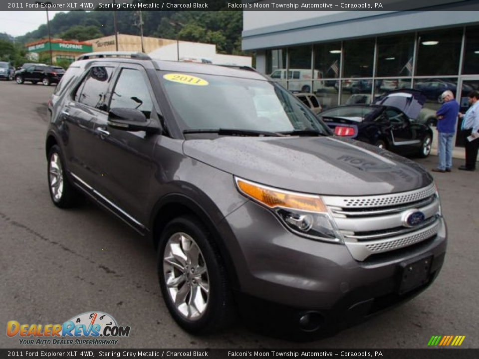 2011 Ford Explorer XLT 4WD Sterling Grey Metallic / Charcoal Black Photo #2