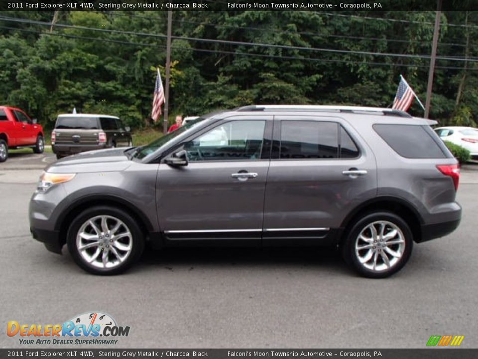 2011 Ford Explorer XLT 4WD Sterling Grey Metallic / Charcoal Black Photo #5