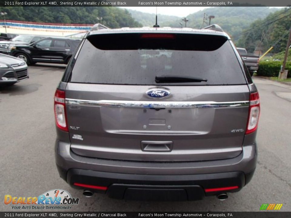 2011 Ford Explorer XLT 4WD Sterling Grey Metallic / Charcoal Black Photo #7