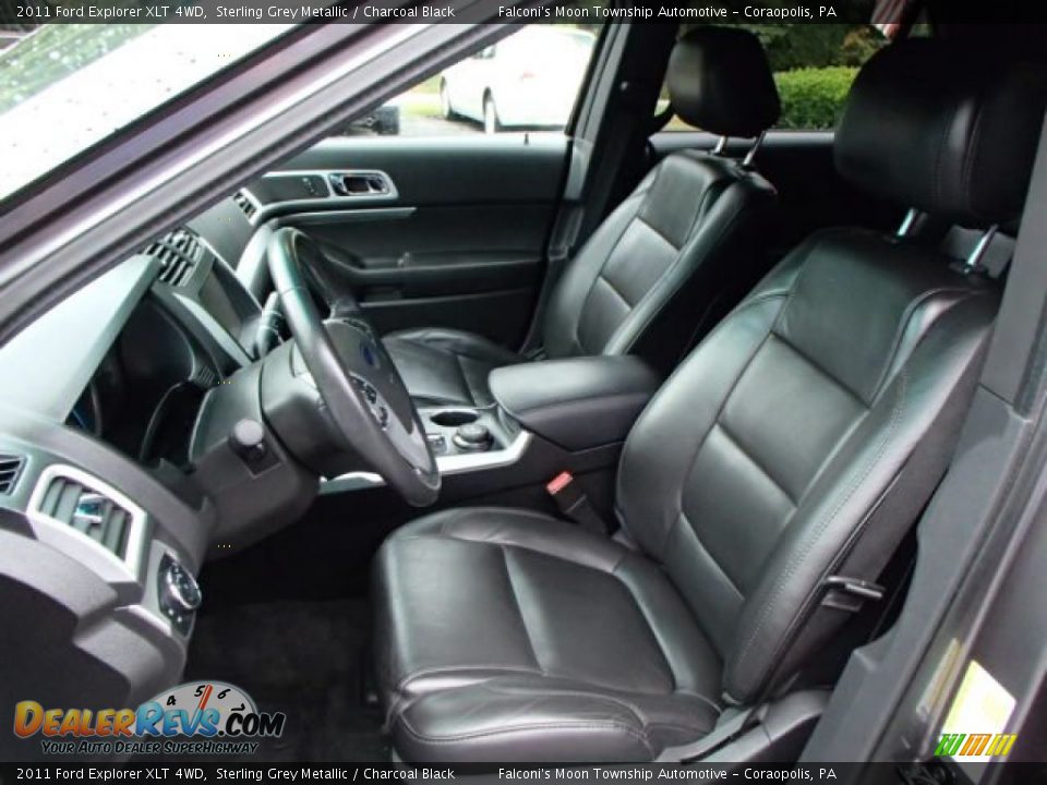 2011 Ford Explorer XLT 4WD Sterling Grey Metallic / Charcoal Black Photo #10