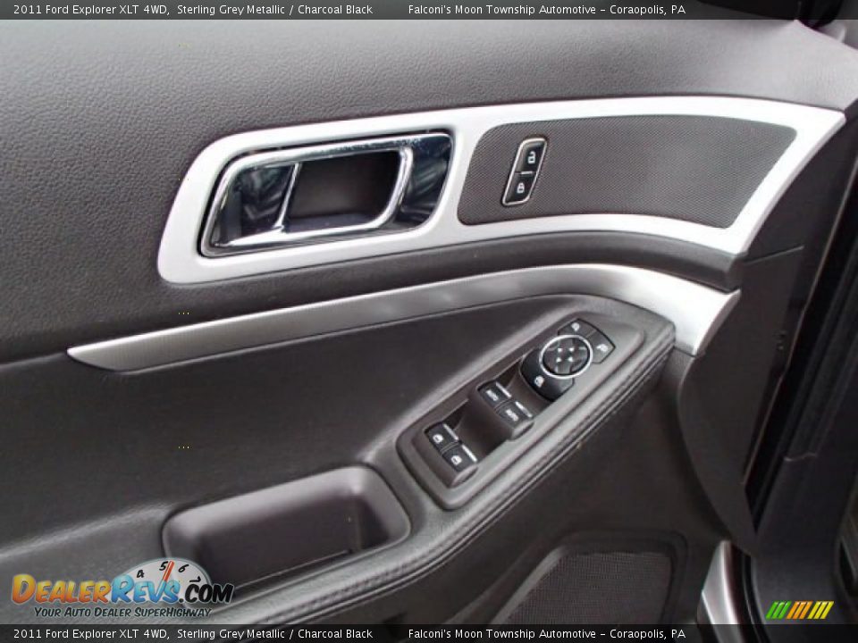 2011 Ford Explorer XLT 4WD Sterling Grey Metallic / Charcoal Black Photo #14