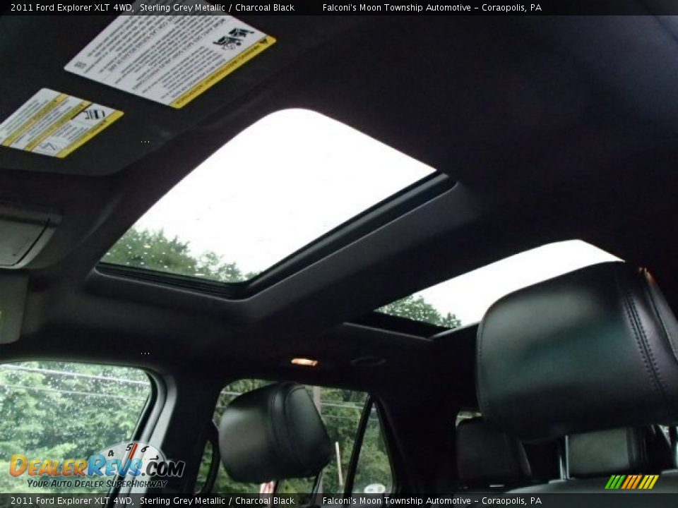 2011 Ford Explorer XLT 4WD Sterling Grey Metallic / Charcoal Black Photo #16