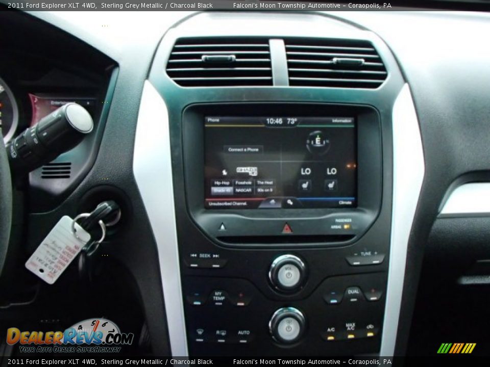 2011 Ford Explorer XLT 4WD Sterling Grey Metallic / Charcoal Black Photo #17
