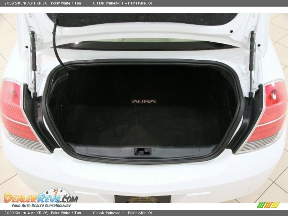 2009 Saturn Aura XR V6 Polar White / Tan Photo #15