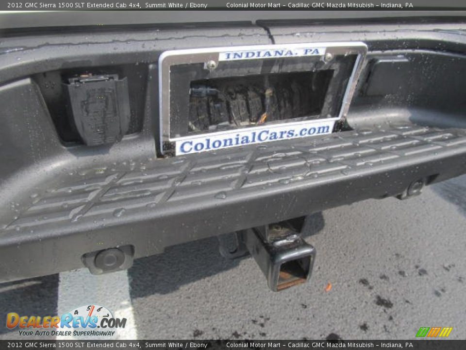 2012 GMC Sierra 1500 SLT Extended Cab 4x4 Summit White / Ebony Photo #6