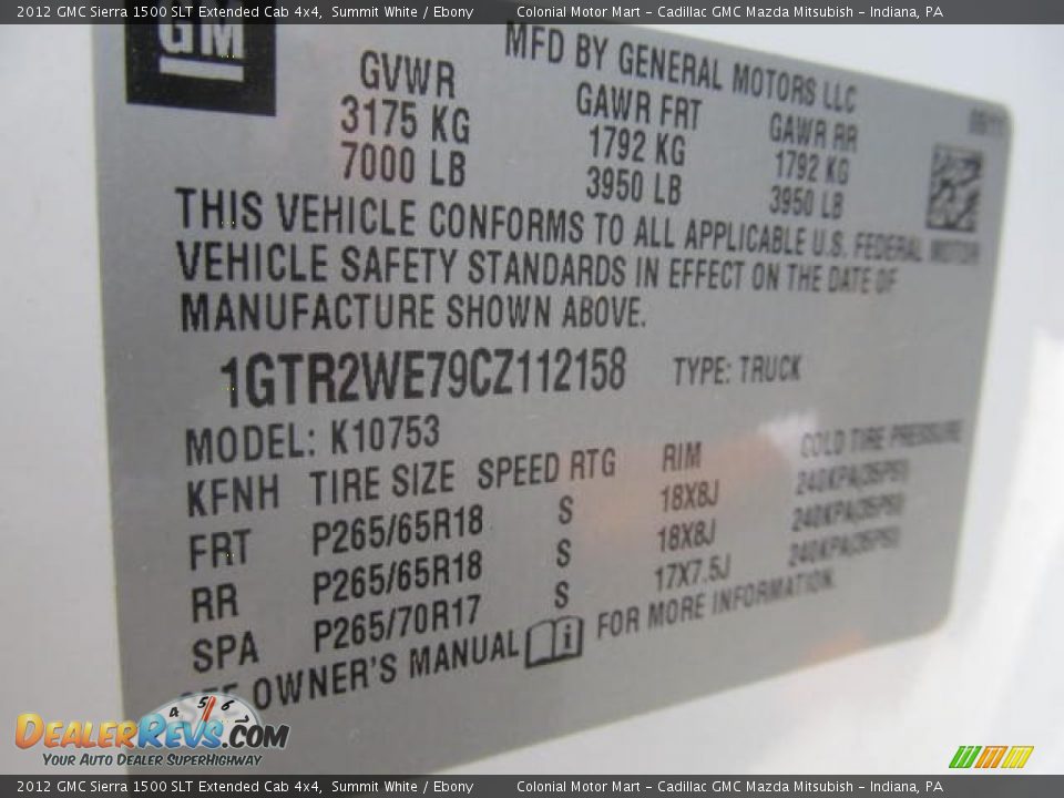 2012 GMC Sierra 1500 SLT Extended Cab 4x4 Summit White / Ebony Photo #19