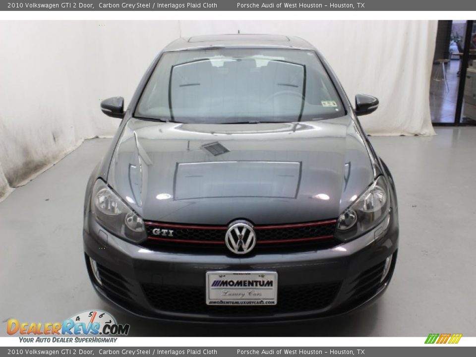2010 Volkswagen GTI 2 Door Carbon Grey Steel / Interlagos Plaid Cloth Photo #2