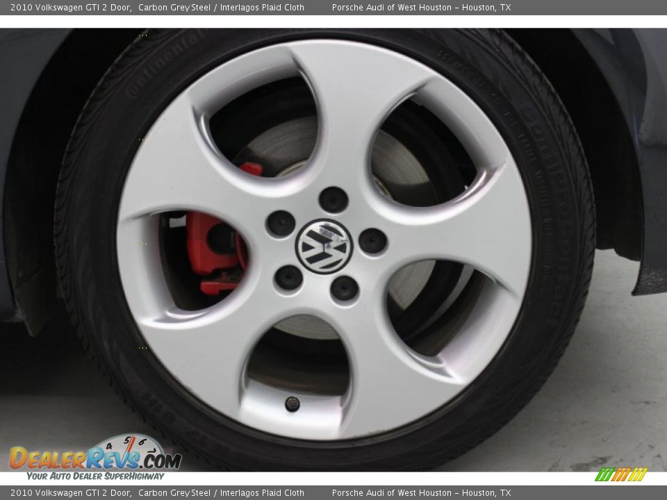 2010 Volkswagen GTI 2 Door Carbon Grey Steel / Interlagos Plaid Cloth Photo #5
