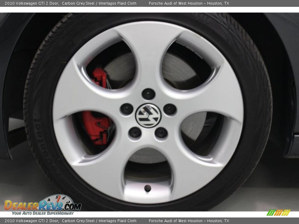 2010 Volkswagen GTI 2 Door Carbon Grey Steel / Interlagos Plaid Cloth Photo #6