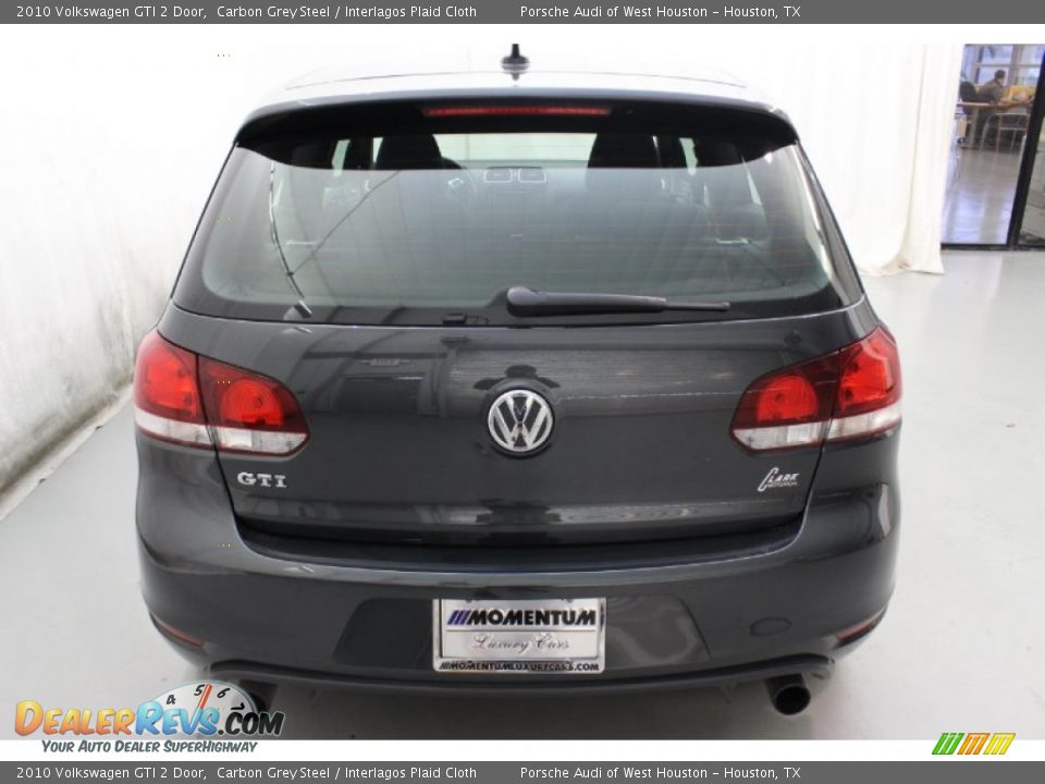 2010 Volkswagen GTI 2 Door Carbon Grey Steel / Interlagos Plaid Cloth Photo #7