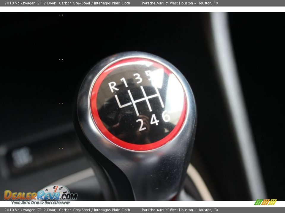 2010 Volkswagen GTI 2 Door Carbon Grey Steel / Interlagos Plaid Cloth Photo #17