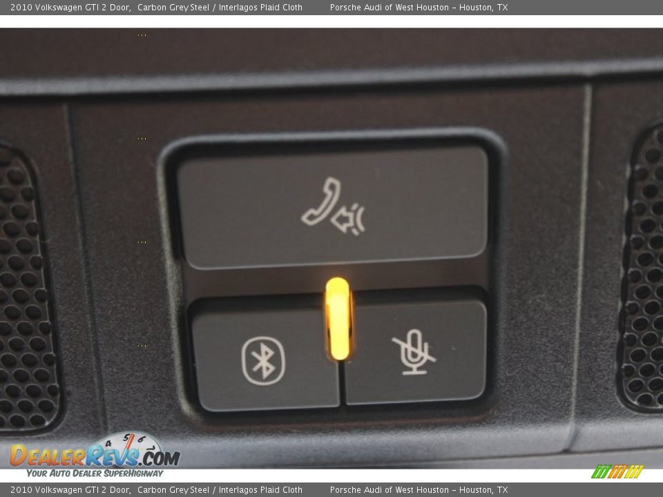 2010 Volkswagen GTI 2 Door Carbon Grey Steel / Interlagos Plaid Cloth Photo #19