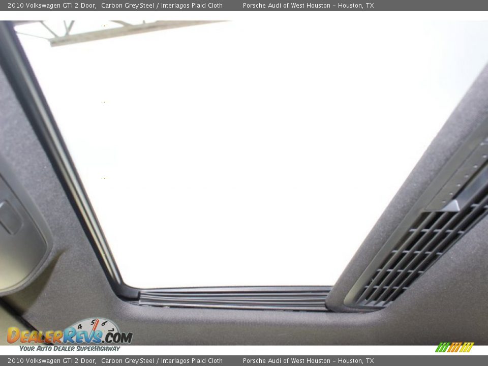 2010 Volkswagen GTI 2 Door Carbon Grey Steel / Interlagos Plaid Cloth Photo #20