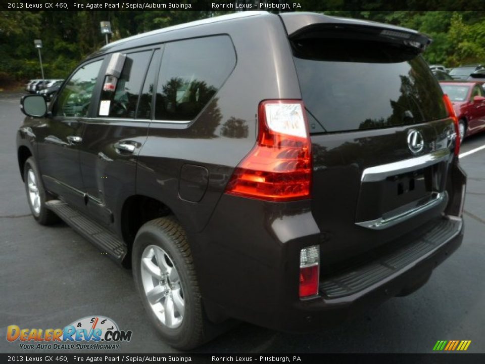 2013 Lexus GX 460 Fire Agate Pearl / Sepia/Auburn Bubinga Photo #2