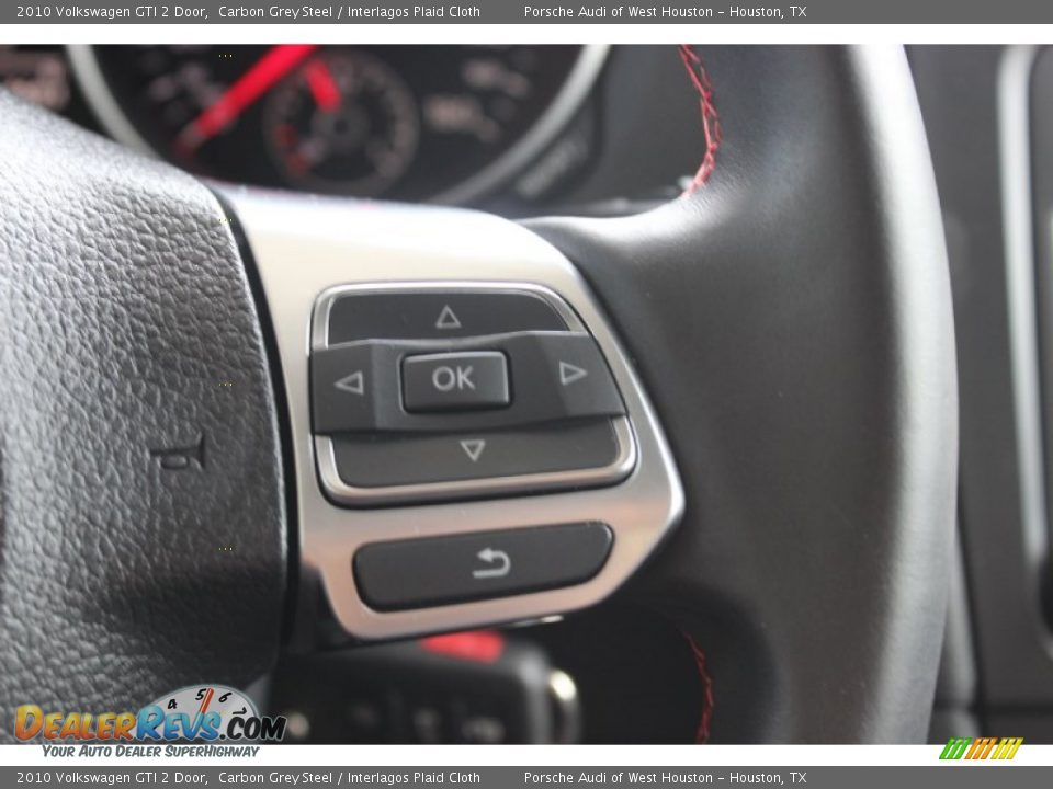 2010 Volkswagen GTI 2 Door Carbon Grey Steel / Interlagos Plaid Cloth Photo #30