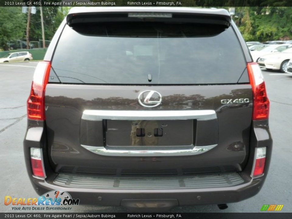 2013 Lexus GX 460 Fire Agate Pearl / Sepia/Auburn Bubinga Photo #3