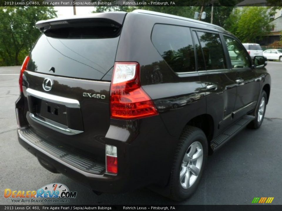 2013 Lexus GX 460 Fire Agate Pearl / Sepia/Auburn Bubinga Photo #4