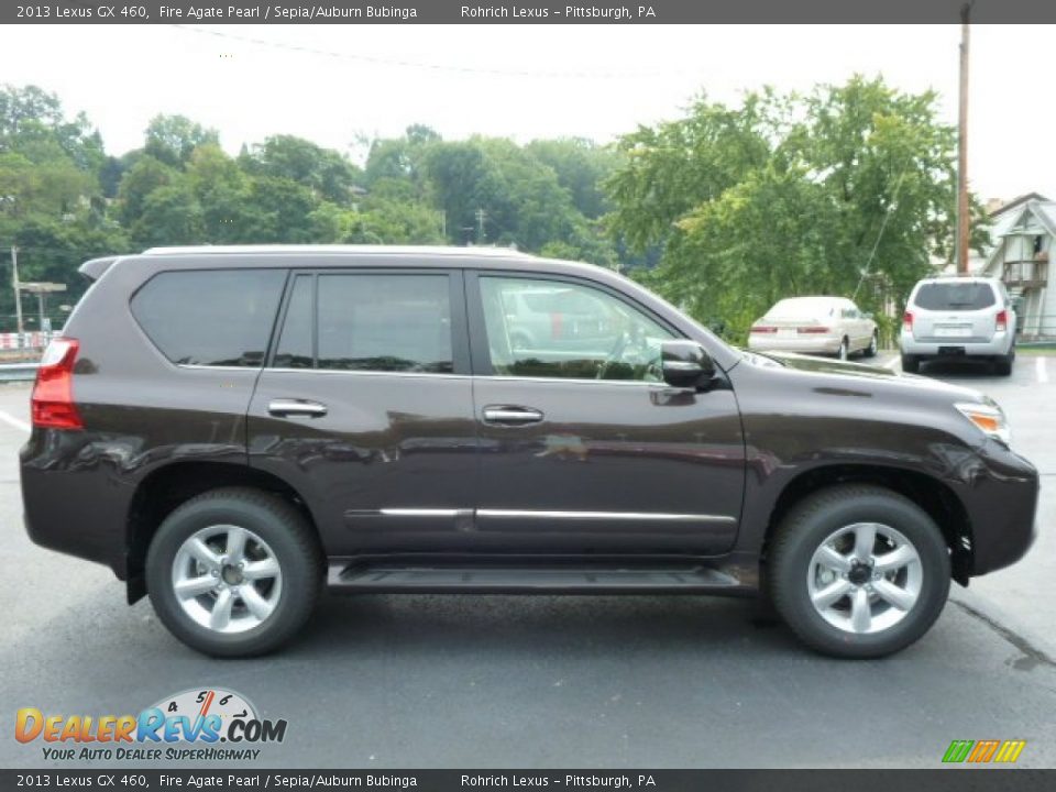 2013 Lexus GX 460 Fire Agate Pearl / Sepia/Auburn Bubinga Photo #5