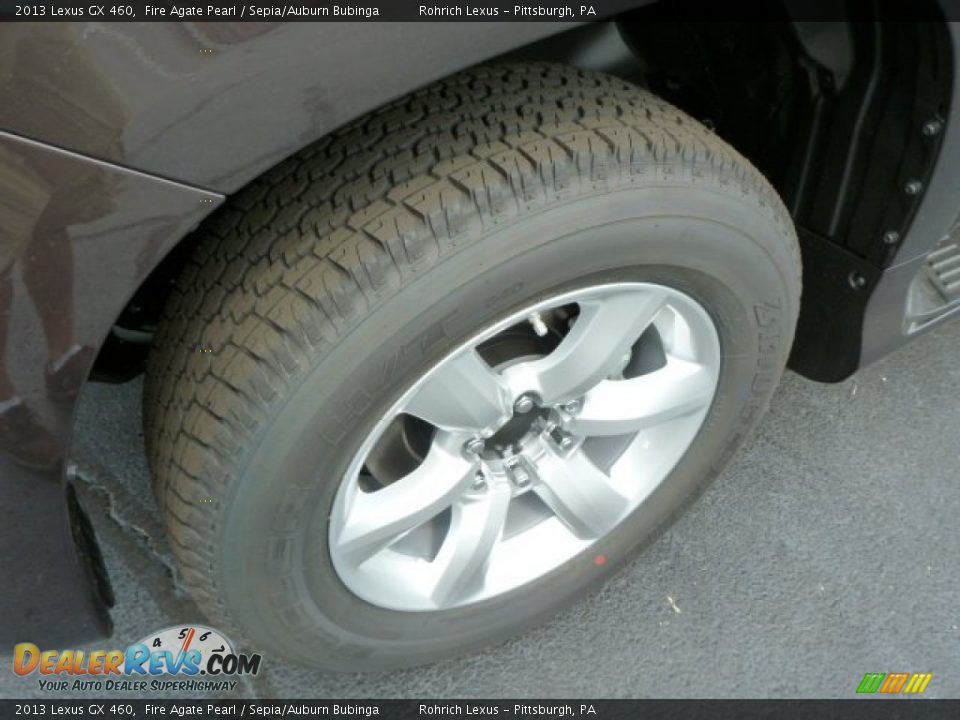 2013 Lexus GX 460 Fire Agate Pearl / Sepia/Auburn Bubinga Photo #9