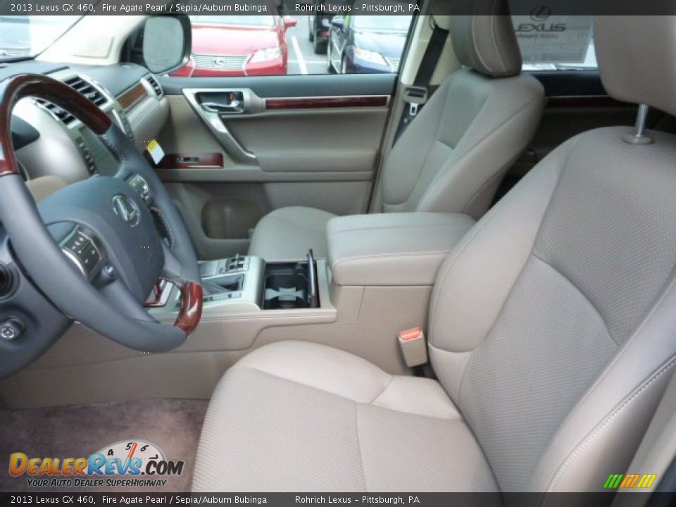 2013 Lexus GX 460 Fire Agate Pearl / Sepia/Auburn Bubinga Photo #10