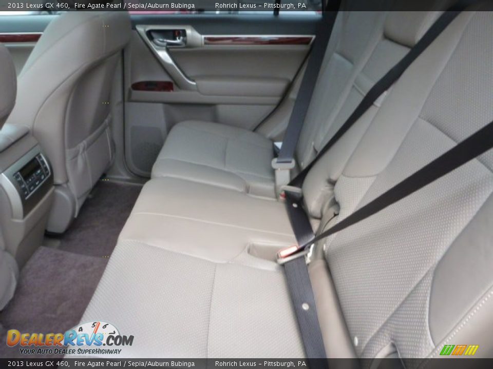 2013 Lexus GX 460 Fire Agate Pearl / Sepia/Auburn Bubinga Photo #11