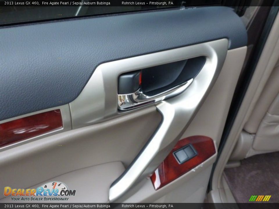 2013 Lexus GX 460 Fire Agate Pearl / Sepia/Auburn Bubinga Photo #13