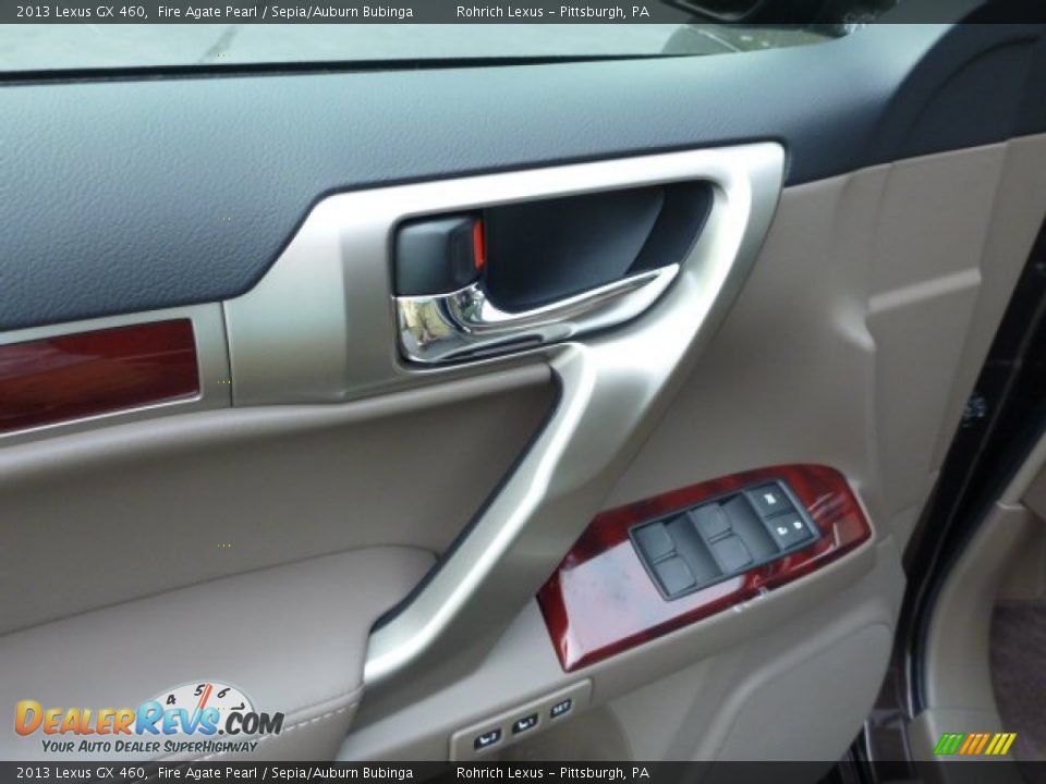 2013 Lexus GX 460 Fire Agate Pearl / Sepia/Auburn Bubinga Photo #14