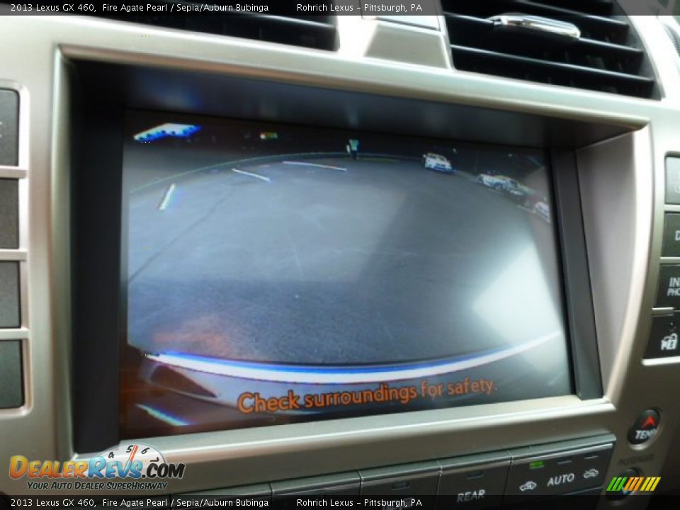 2013 Lexus GX 460 Fire Agate Pearl / Sepia/Auburn Bubinga Photo #17