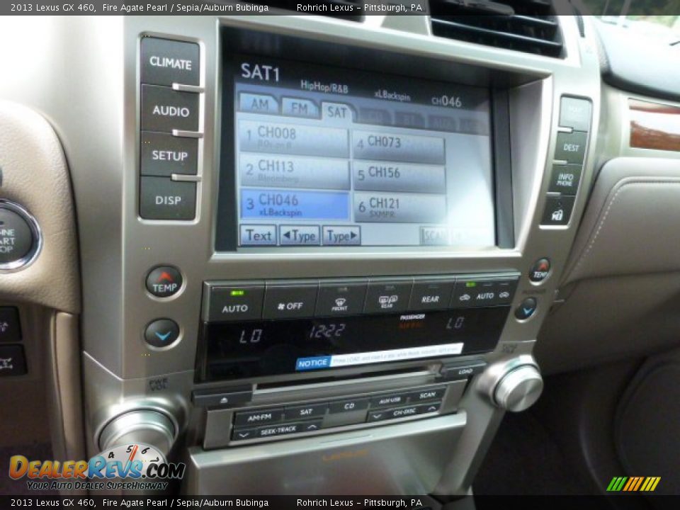 2013 Lexus GX 460 Fire Agate Pearl / Sepia/Auburn Bubinga Photo #18