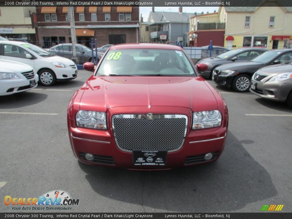 2008 Chrysler 300 Touring Inferno Red Crystal Pearl / Dark Khaki/Light Graystone Photo #1