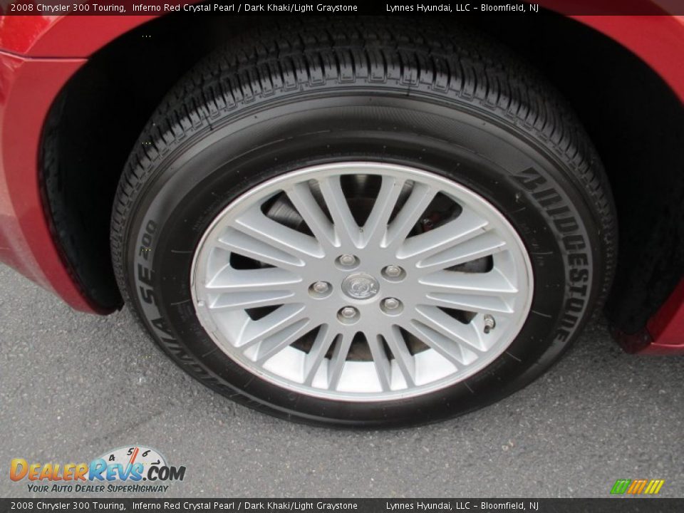2008 Chrysler 300 Touring Inferno Red Crystal Pearl / Dark Khaki/Light Graystone Photo #4