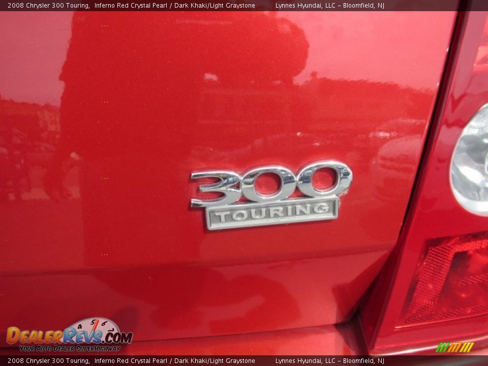 2008 Chrysler 300 Touring Inferno Red Crystal Pearl / Dark Khaki/Light Graystone Photo #8