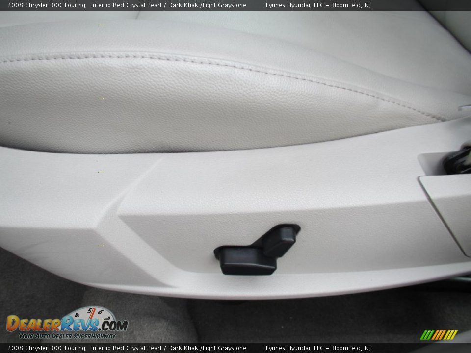 2008 Chrysler 300 Touring Inferno Red Crystal Pearl / Dark Khaki/Light Graystone Photo #10