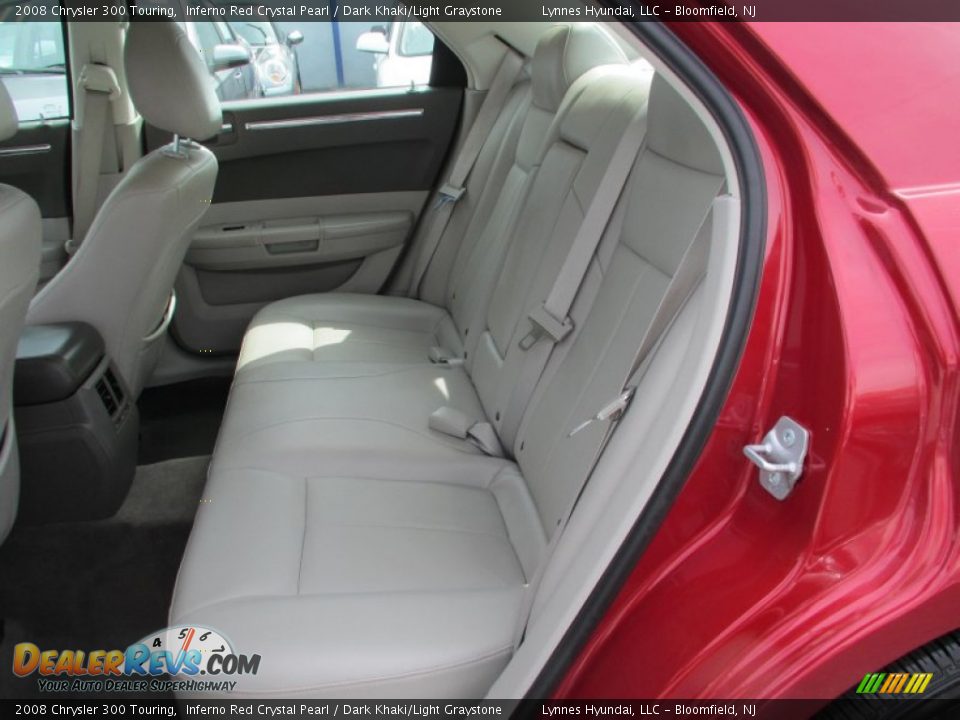 2008 Chrysler 300 Touring Inferno Red Crystal Pearl / Dark Khaki/Light Graystone Photo #11