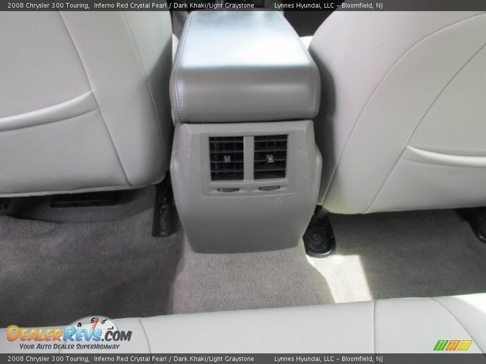 2008 Chrysler 300 Touring Inferno Red Crystal Pearl / Dark Khaki/Light Graystone Photo #12