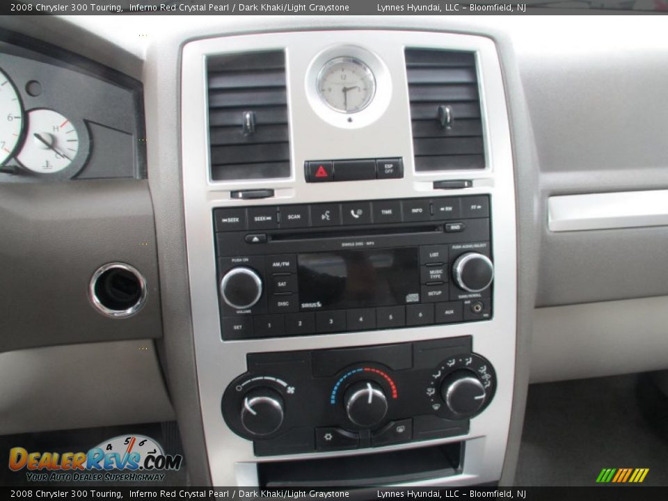 2008 Chrysler 300 Touring Inferno Red Crystal Pearl / Dark Khaki/Light Graystone Photo #15