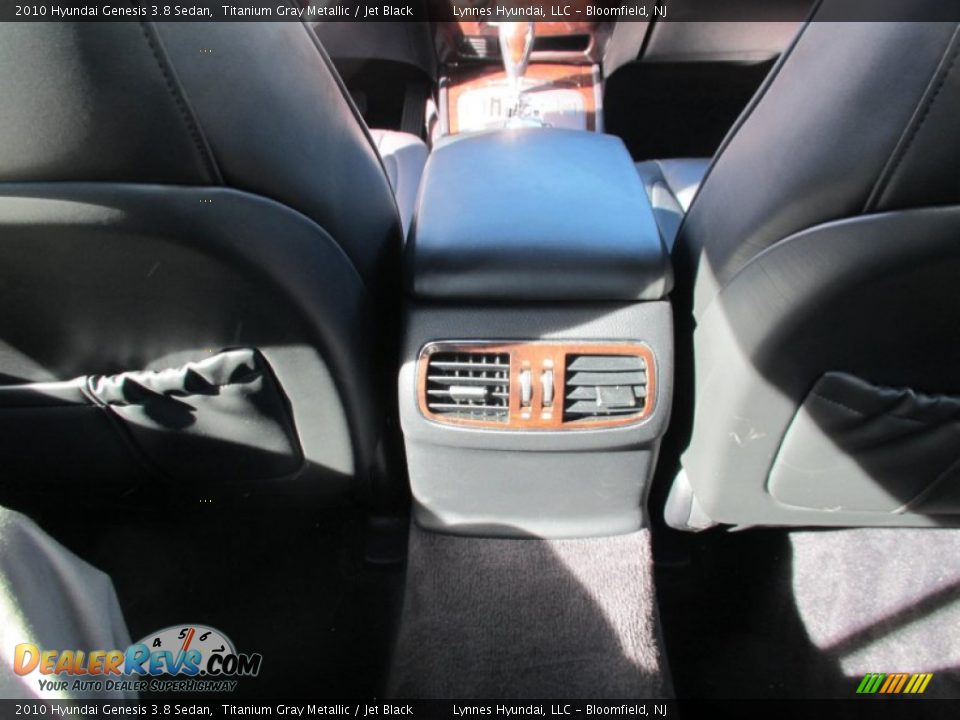 2010 Hyundai Genesis 3.8 Sedan Titanium Gray Metallic / Jet Black Photo #11