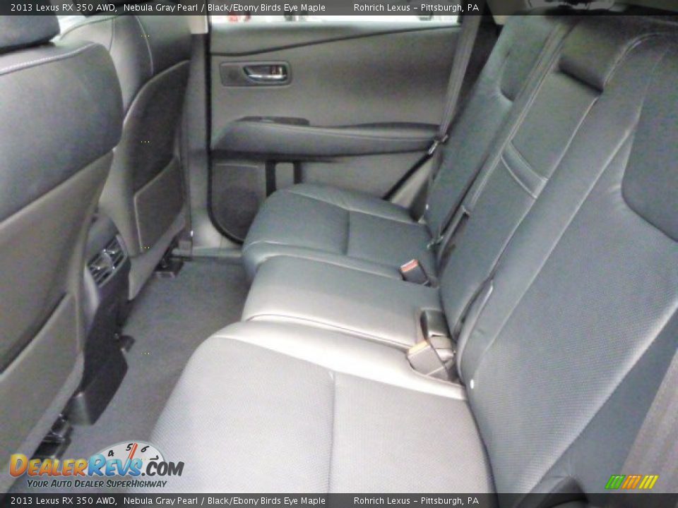 2013 Lexus RX 350 AWD Nebula Gray Pearl / Black/Ebony Birds Eye Maple Photo #11