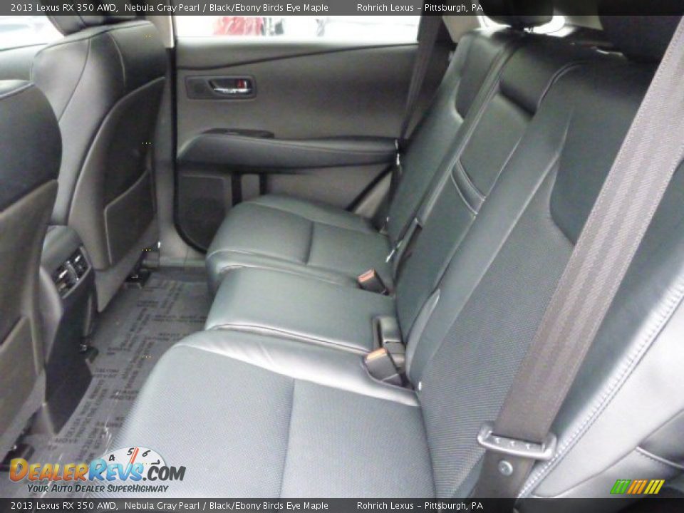 2013 Lexus RX 350 AWD Nebula Gray Pearl / Black/Ebony Birds Eye Maple Photo #11