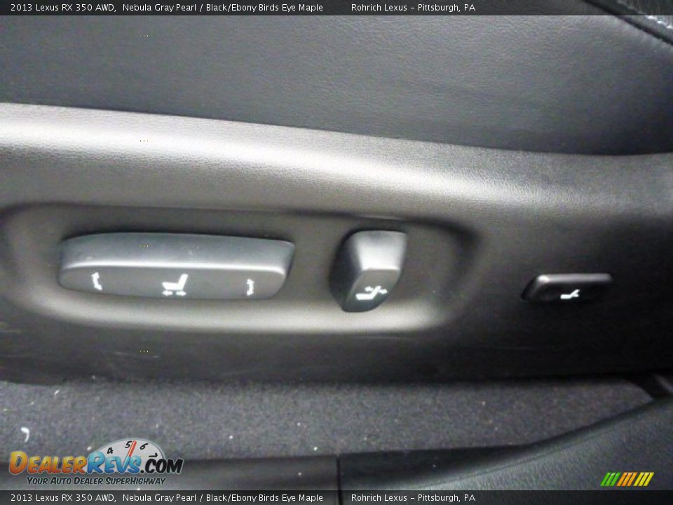 2013 Lexus RX 350 AWD Nebula Gray Pearl / Black/Ebony Birds Eye Maple Photo #15