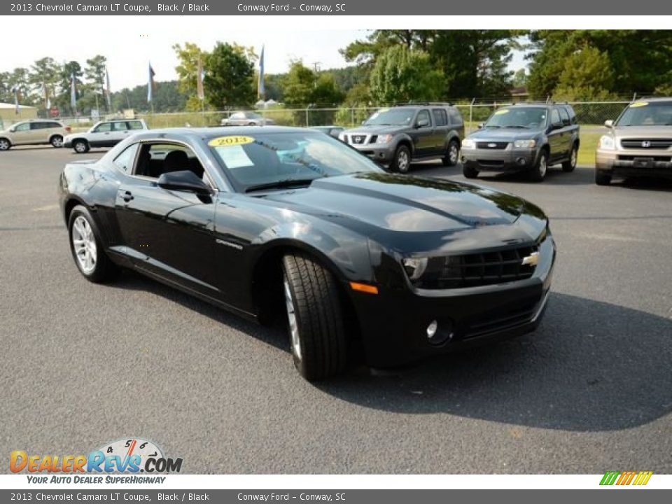 2013 Chevrolet Camaro LT Coupe Black / Black Photo #3