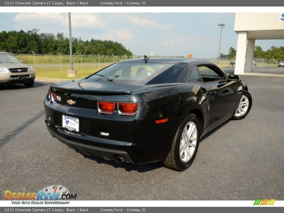 2013 Chevrolet Camaro LT Coupe Black / Black Photo #5