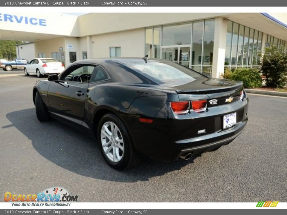 2013 Chevrolet Camaro LT Coupe Black / Black Photo #7