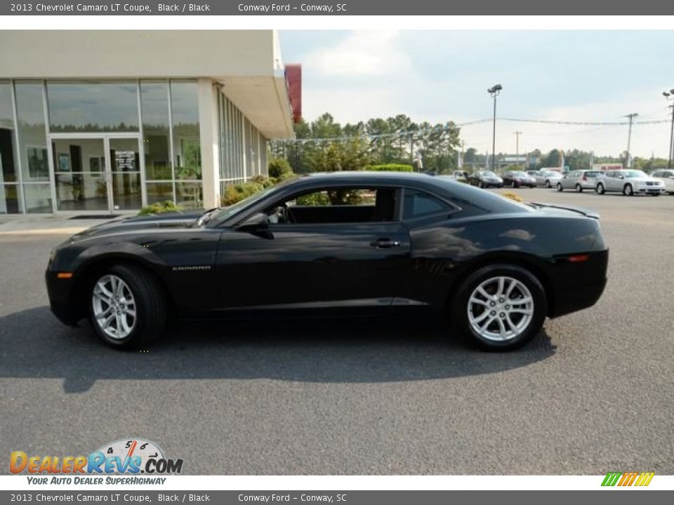 2013 Chevrolet Camaro LT Coupe Black / Black Photo #8