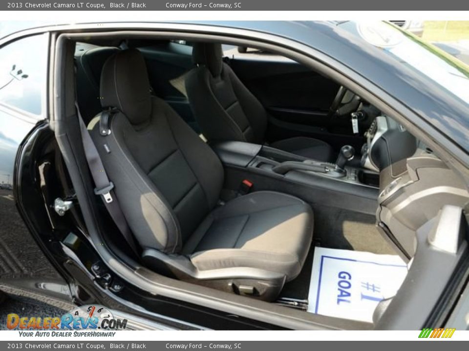 2013 Chevrolet Camaro LT Coupe Black / Black Photo #17