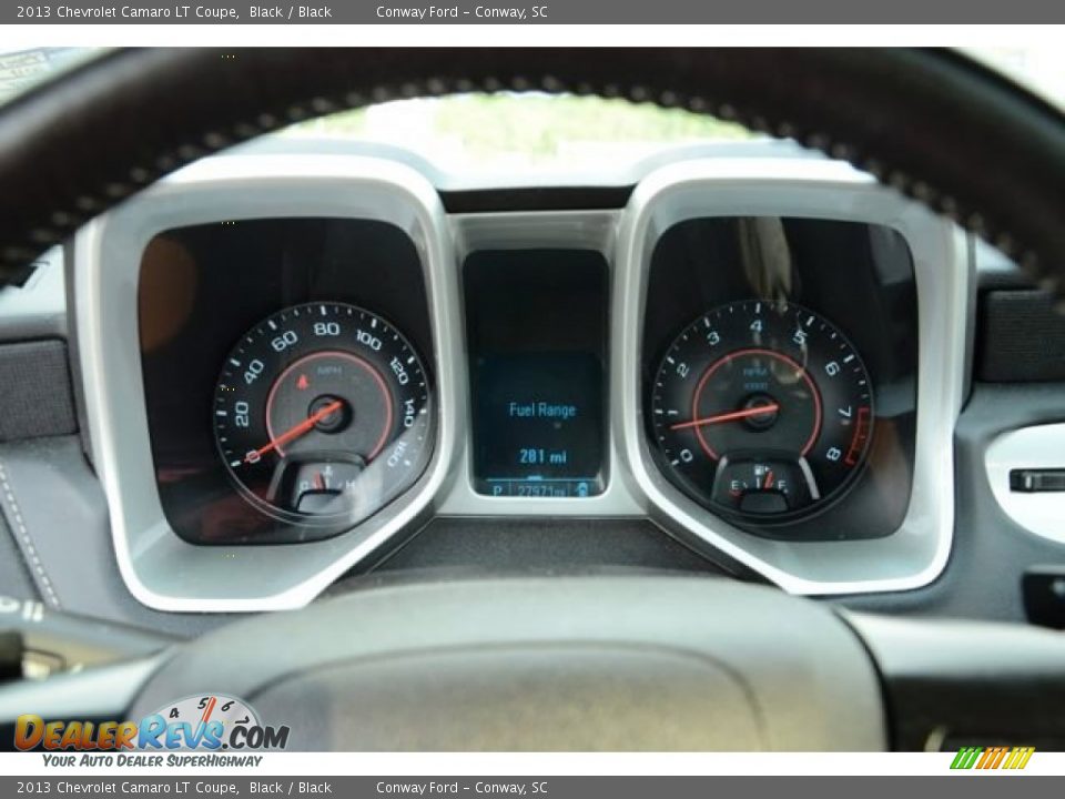 2013 Chevrolet Camaro LT Coupe Black / Black Photo #23