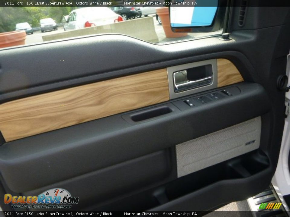2011 Ford F150 Lariat SuperCrew 4x4 Oxford White / Black Photo #14