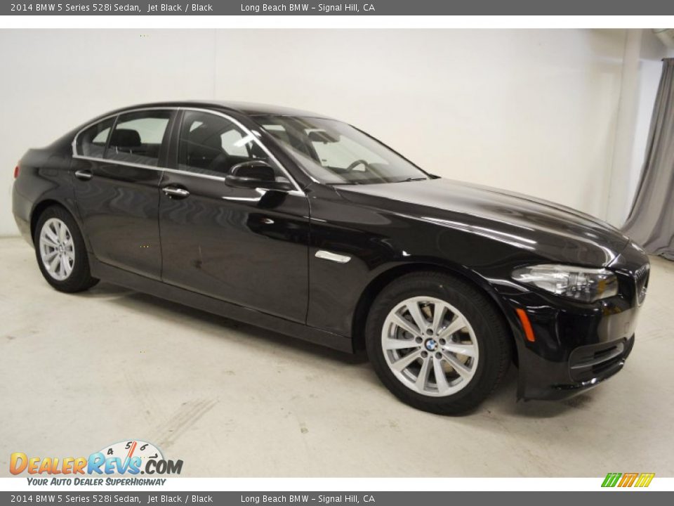 Jet Black 2014 BMW 5 Series 528i Sedan Photo #2